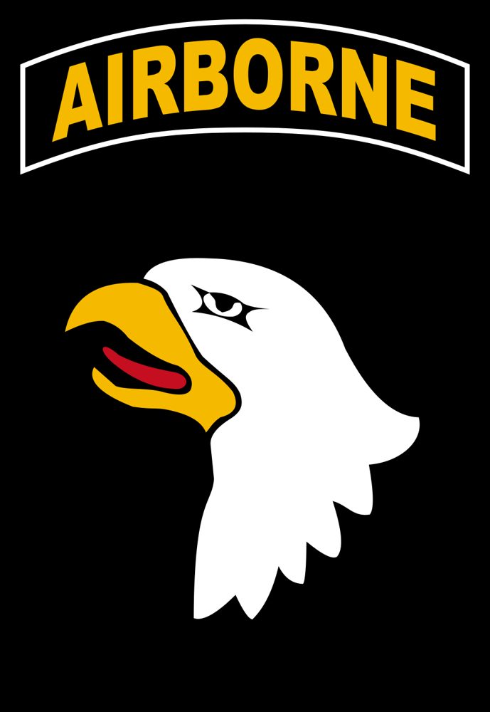 Patch of the United States Army's 101st Airborne Division.