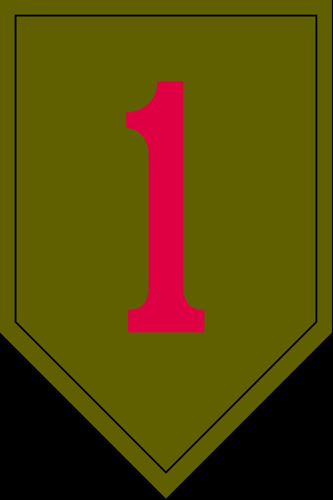 1st Infantry Division Shoulder Sleeve Insignia