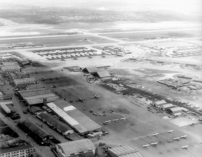 Aerial Photo of Bien Hoa Air Base - South Vietnam.