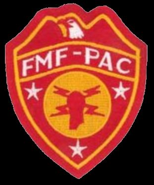 Emblem of Fleet Marine Force, Pacific insignified during World War II.